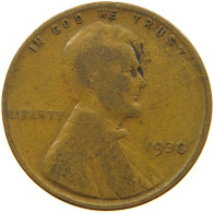 UNITED STATES OF AMERICA CENT 1930 LINCOLN WHEAT #s063 0735 - 1909-1958: Lincoln, Wheat Ears Reverse