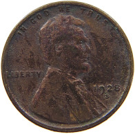 UNITED STATES OF AMERICA CENT 1928 S Lincoln Wheat #s078 0045 - 1909-1958: Lincoln, Wheat Ears Reverse