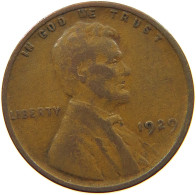 UNITED STATES OF AMERICA CENT 1929 LINCOLN WHEAT #s063 0507 - 1909-1958: Lincoln, Wheat Ears Reverse