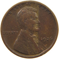 UNITED STATES OF AMERICA CENT 1926 LINCOLN WHEAT #a014 0075 - 1909-1958: Lincoln, Wheat Ears Reverse