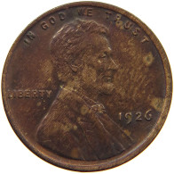 UNITED STATES OF AMERICA CENT 1926 LINCOLN WHEAT #s063 0563 - 1909-1958: Lincoln, Wheat Ears Reverse