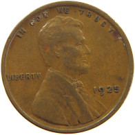 UNITED STATES OF AMERICA CENT 1925 LINCOLN WHEAT #c064 0355 - 1909-1958: Lincoln, Wheat Ears Reverse