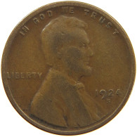 UNITED STATES OF AMERICA CENT 1924 S Lincoln Wheat #c017 0359 - 1909-1958: Lincoln, Wheat Ears Reverse