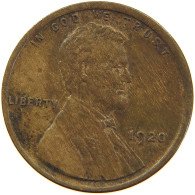 UNITED STATES OF AMERICA CENT 1920 LINCOLN WHEAT #c063 0179 - 1909-1958: Lincoln, Wheat Ears Reverse