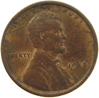 UNITED STATES OF AMERICA CENT 1918 LINCOLN WHEAT #c063 0195 - 1909-1958: Lincoln, Wheat Ears Reverse