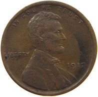 UNITED STATES OF AMERICA CENT 1917 Lincoln Wheat #a067 0089 - 1909-1958: Lincoln, Wheat Ears Reverse