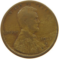 UNITED STATES OF AMERICA CENT 1917 D Lincoln Wheat #s078 0041 - 1909-1958: Lincoln, Wheat Ears Reverse