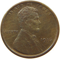 UNITED STATES OF AMERICA CENT 1916 S Lincoln Wheat #s063 0697 - 1909-1958: Lincoln, Wheat Ears Reverse