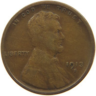 UNITED STATES OF AMERICA CENT 1913 S Lincoln Wheat #t140 0305 - 1909-1958: Lincoln, Wheat Ears Reverse