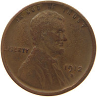 UNITED STATES OF AMERICA CENT 1912 S Lincoln Wheat #t140 0315 - 1909-1958: Lincoln, Wheat Ears Reverse