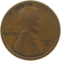 UNITED STATES OF AMERICA CENT 1911 D Lincoln Wheat #t001 0183 - 1909-1958: Lincoln, Wheat Ears Reverse