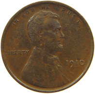 UNITED STATES OF AMERICA CENT 1910 Lincoln Wheat #s078 0049 - 1909-1958: Lincoln, Wheat Ears Reverse