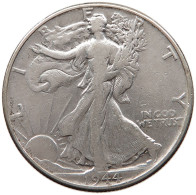 UNITED STATES OF AMERICA HALF 1/2 DOLLAR 1944 WALKING LIBERTY #t143 0311 - 1916-1947: Liberty Walking