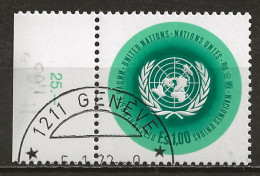 NATIONS-UNIES - GENEVE: Obl., N° YT 11, TB - Oblitérés