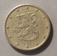 2000  - FINLANDIA  - MONETA  IN EURO -  VALORE DI 10 CENTESIMI  -  USATA - Finland