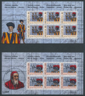 2005 Svizzera - Guardia Svizzera Pontificia - Emissione Congiunta Con Vaticano N. BF 37/38 - MNH** - Gezamelijke Uitgaven