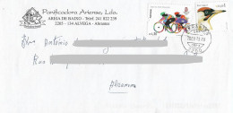 Portugal . Olympic Games Benjing 2008 Stamp , Cycling , Cyclisme , Woodpecker,  Abrantes Postmark - Summer 2004: Athens