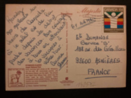 CP Par Avion Pour La FRANCE TP UNIVERSIADE 83 EDMONTON 64 OBL.MEC.22 VII 1983 - Storia Postale