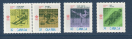 Canada, Yv 1035, 1036, 1037, 1038, Mi 1075, 1076, 1077, 1078, **, Galgary, Sport, - Unused Stamps