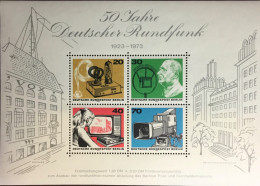 Germany Berlin 1973 Radio Anniversary Minisheet MNH - Blocchi