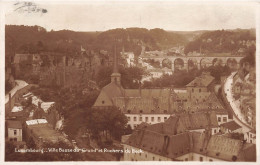 LUXEMBOURG - Ville Basse Du Grund Et Rochers De Bock - Carte Postale Ancienne - Luxembourg - Ville