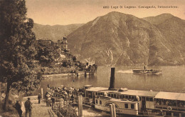 SUISSE - Lugano - Lago Di Lugano - Castagnola - Imbarcadero - Carte Postale Ancienne - Lugano