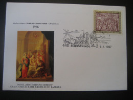 Österreich- Christkindl 6.1.1987, Sonderstempel - Brieven En Documenten