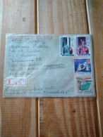 Ussr Reg Cover 1965 To Argentina.yv 2939/40 Cosmos Day.2932/3.liberation Poland- Hungary Other 1964.cosmos Pstat.yv2807c - Lettres & Documents