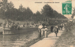 Gargan * Les Rives Du Canal * Péniche Batellerie * Villageois - Livry Gargan