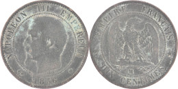 FRANCE - 1856 - DIX CENTIMES - Marseille (MA) - Napoléon III - F133.38 - 16-016 - 10 Centimes