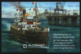 Alderney 2015 - Mi-Nr. Block 39 ** - MNH - Schiffe / Ships - Alderney