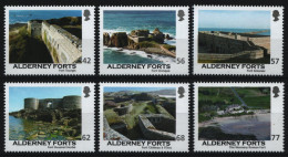 Alderney 2015 - Mi-Nr. 532-537 ** - MNH - Befestigungsanlagen - Alderney