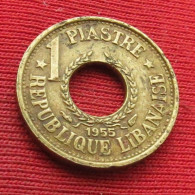 Lebanon 1 Piastre 1955 Liban Libano Libanon #2 W ºº - Liban