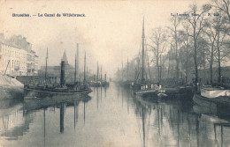 BRUXELLES  LE CANAL DE WILLEBROECK        ZIE AFBEELDINGEN - Navegación - Puerto