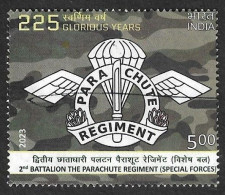 India 2ND BATTALION, PARACHUTE REGIMENT (SPECIAL FORCES) ARMY, WAR, BATTLE,Used PEN Cancelled (**) INDE INDIEN - Oblitérés