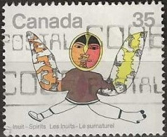 CANADA 1980 Canadian Inuits. Spirits - 35c. - Shaman (print, Simon Tookoome) AVU - Gebraucht