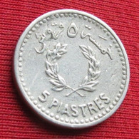 Lebanon 5 Piastres 1954 Liban Libano Libanon  W ºº - Liban