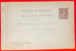 Aa1061 - MONACO - Postal History -  POSTAL STATIONERY  CARD - Entiers Postaux