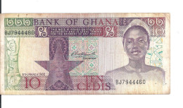 GHANA 10 CEDIS 1982 VF P 20 D - Ghana