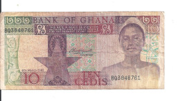 GHANA 10 CEDIS 1982 VF P 20 D - Ghana
