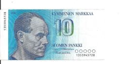 FINLANDE 10 MARKKAA 1986 VF P 113 - Finland