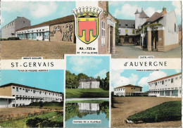 SAINT GERVAIS D'AUVERGNE - Vues - Blason - Saint Gervais D'Auvergne