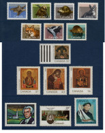 Canada, Yv 1064 à 1077, Mi 1109, 1102 à 1115, **, - Unused Stamps