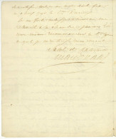 Marechal D'Empire Macdonald (1765-1840) Lettre Autographe 1799 - Personaggi Storici