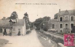 St Rimay * Route , La Mairie , L'école Et Le Café COUDRAY , Débit De Tabac Tabacs épicerie Mercerie - Autres & Non Classés