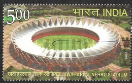 India 2010 Commonwealth Games, Jawaharlal Nehru,Delhi,Sports,Games, Used PEN Cancelled (**) Inde Indien - Gebraucht