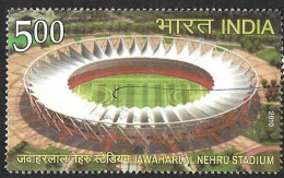 India 2010 Commonwealth Games, Jawaharlal Nehru,Delhi,Sports,Games, Used PEN Cancelled (**) Inde Indien - Usados