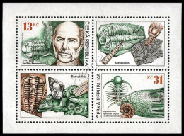 Rep. Ceca / Czech Rep. 1999: Foglietto Barrande / Barrande S/S ** - Fossils