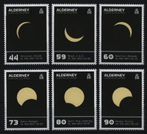 Alderney 2017 - Mi-Nr. 585-590 ** - MNH - Sonnenfinsternis - Alderney