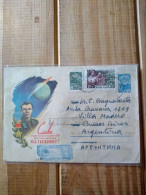 Ussr 1961 Pstat Cover.yuri Gagarin.yv 2387 Apple Gatherer. & Yv 2368 Def..e7 Reg Pos. - Briefe U. Dokumente